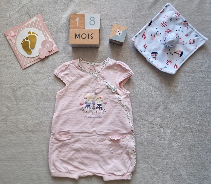 Combicourte rose clair - 18M - Sergent Major (TBE)