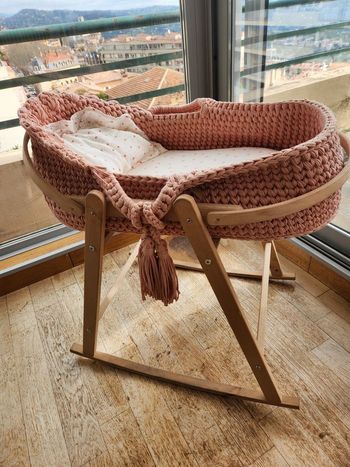 Berceau " Mon joli berceau" rose