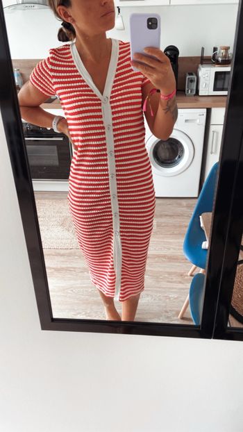 Robe mi longue mailles