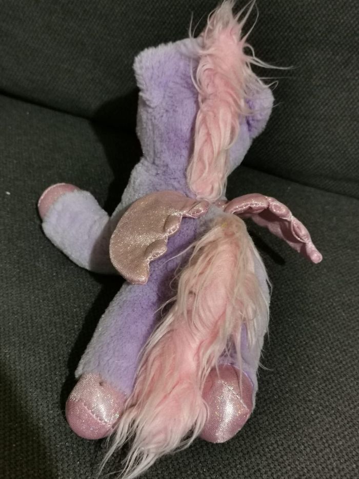 Peluche licorne violette - photo numéro 4
