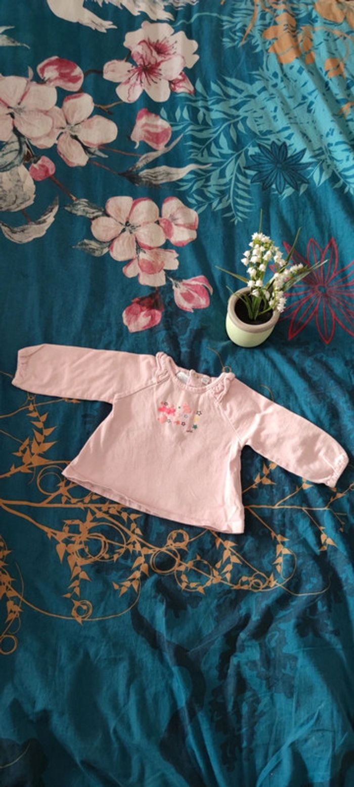 T-Shirt Manches Longues 3 Mois