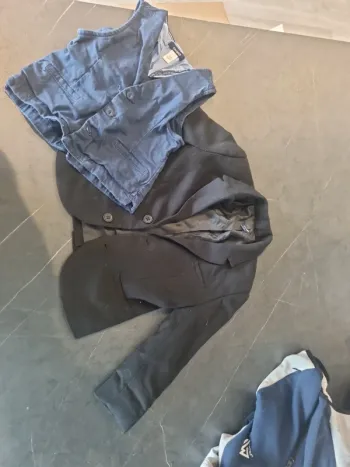 Veste de costume et gilet sans manche