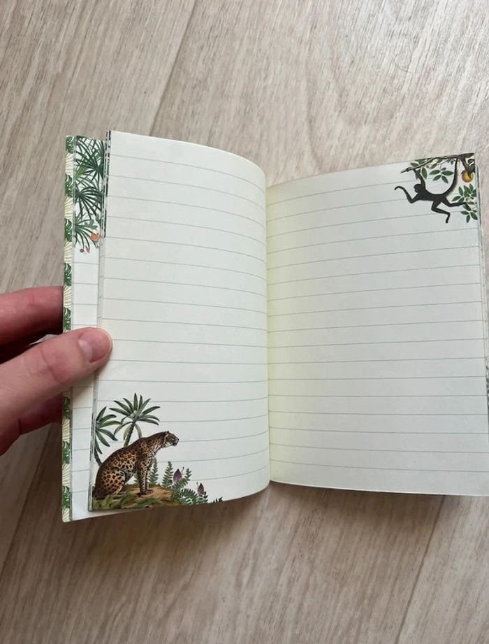 Bloc notes A6 "Le monde animal" 48 pages lignées - photo numéro 3