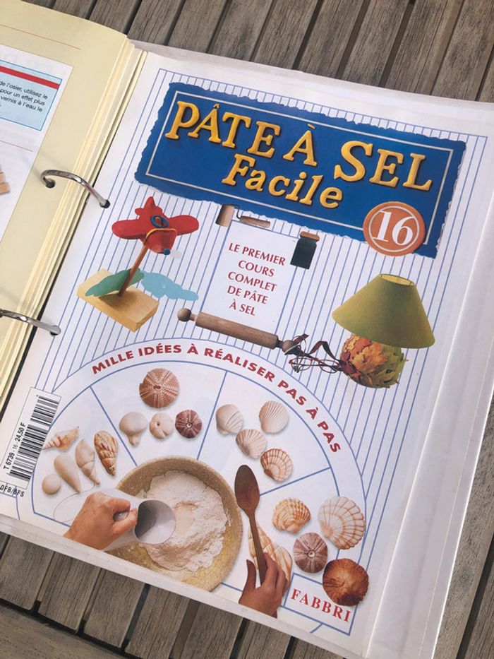 Livre classeur et fiches apprendre la page à sel facile édition Fabbri rétro vintage 1999 - photo numéro 7