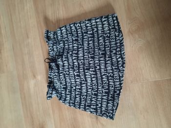 Jupe courte noir/blanc fille Orchestra 10 ans