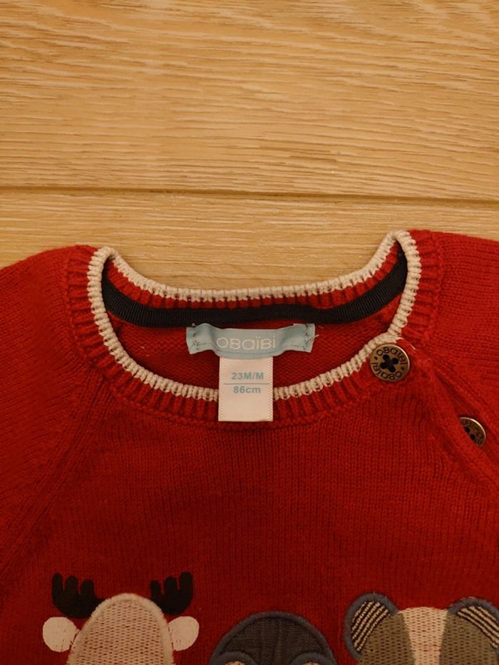 Pull de Noël : renne, pingouin, blaireau - photo numéro 2