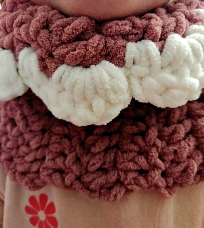 Snood polaire au crochet - photo numéro 3