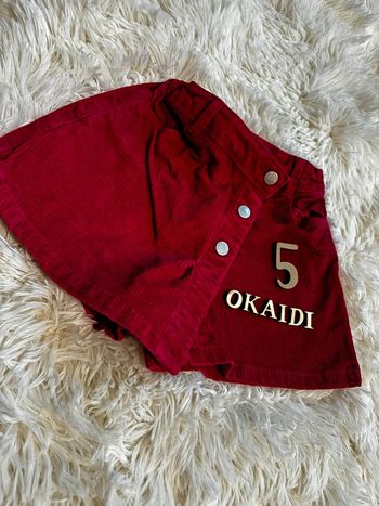 Jupe short en velours