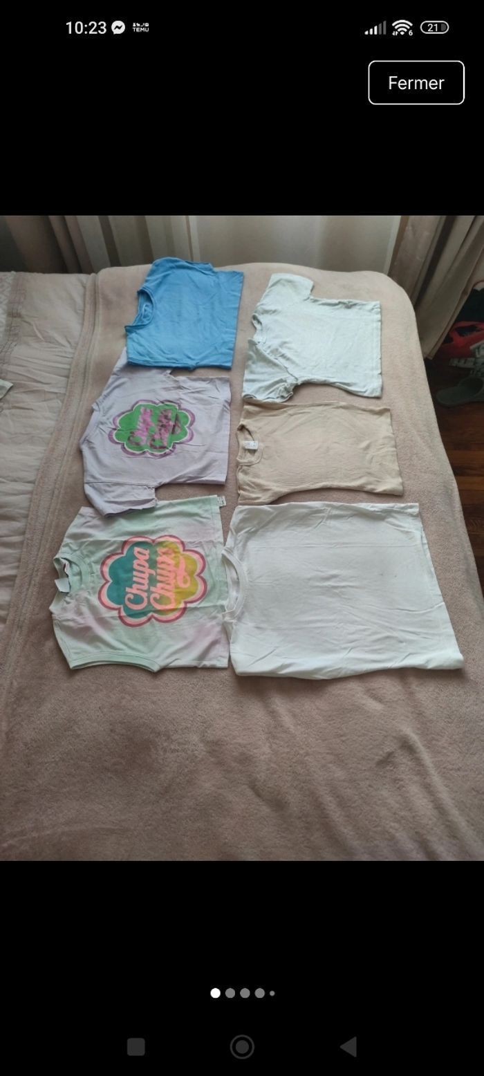 T-shirts Zara 6-7 ans - photo numéro 1