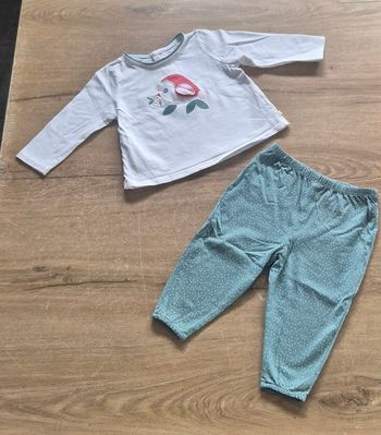 Pyjama 2 pièces coton 18 mois 🐦