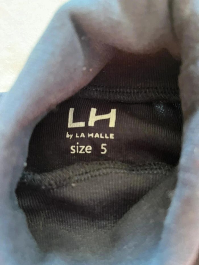T shirt manche longue col roulé la halle 5 ans bleu marine - photo numéro 4