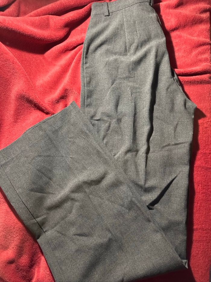 Pantalon gris - Pull and Bear