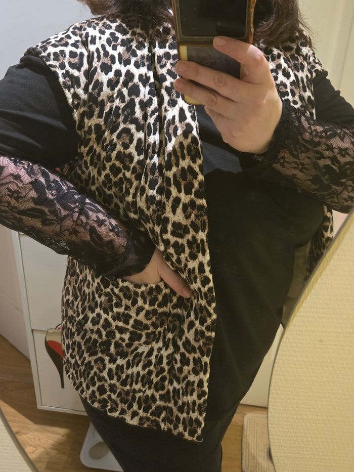 Veste matelassée sans manches leopard TU neuve - photo numéro 9