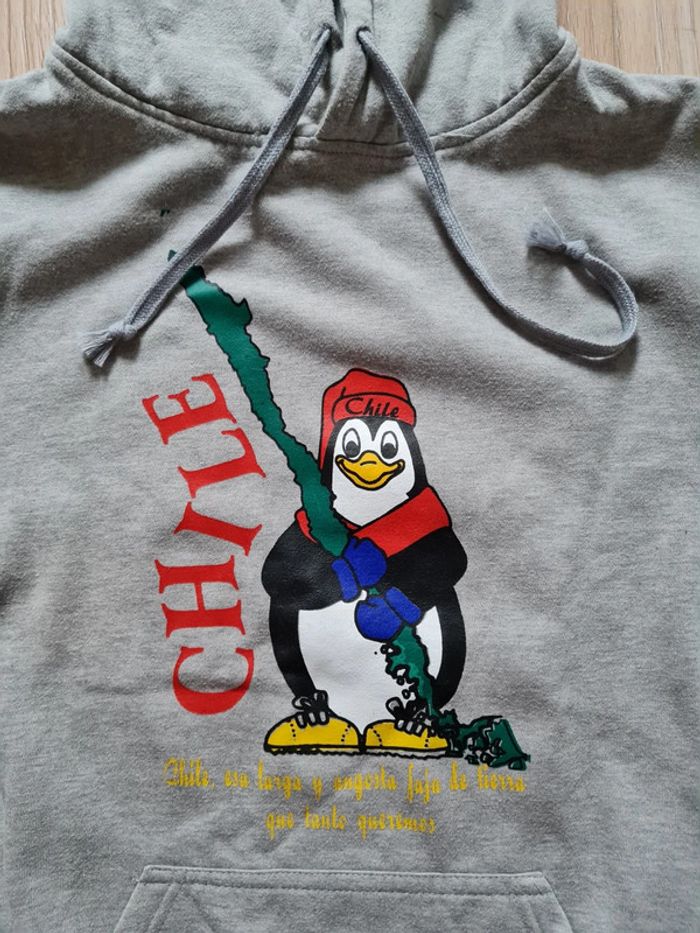 Sweat polo capuche chile chili pingouin - photo numéro 2