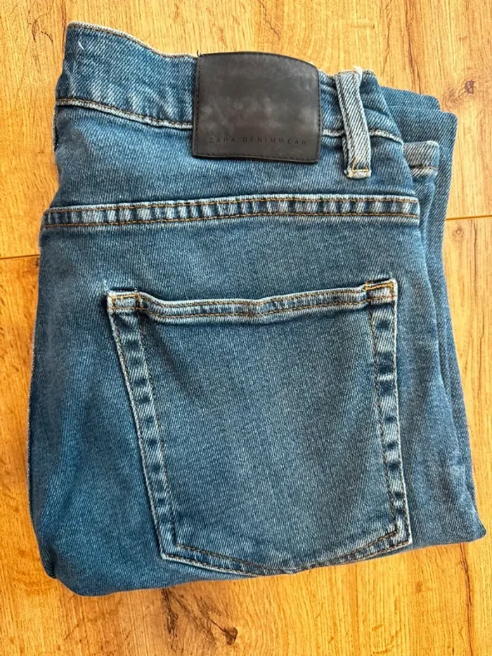 Jean Zara homme – taille 42 FR – bleu denim - photo numéro 5