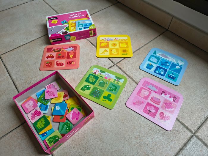 Jeu 1er âge : Loto des couleurs, de Nathan - photo numéro 3