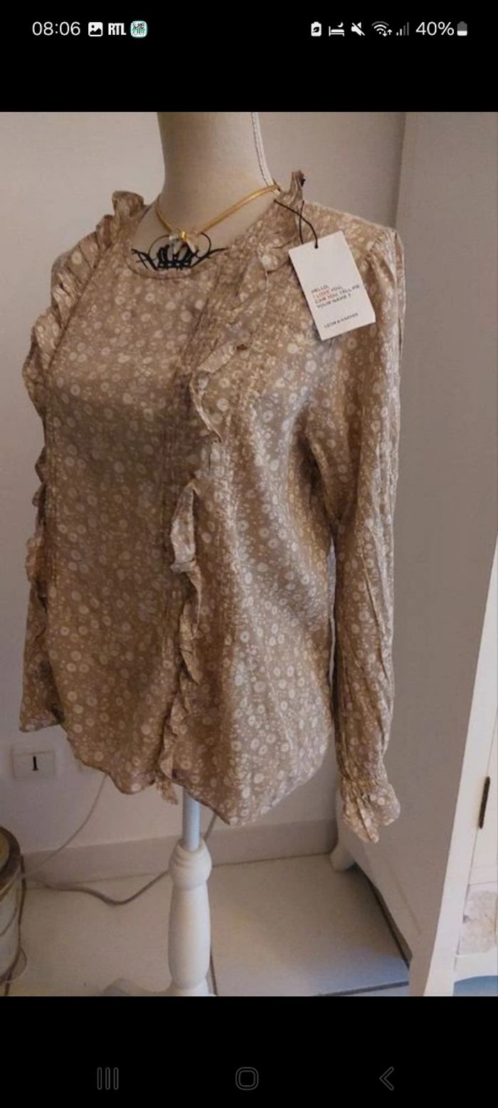 Chemisier blouse Léon & Harper taille M
pur coton bio - photo numéro 9