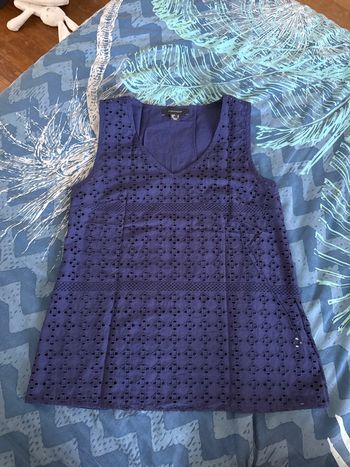 Top bleu marine taille S
