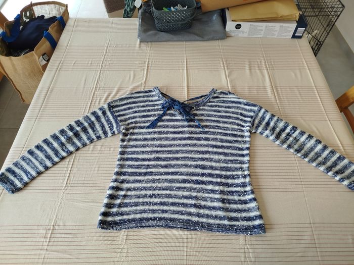 Pull marinière Bréal taille 2 - photo numéro 4