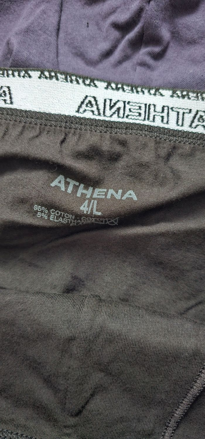 Lot de 3 boxers homme Athena NEUFS – taille L - photo numéro 4