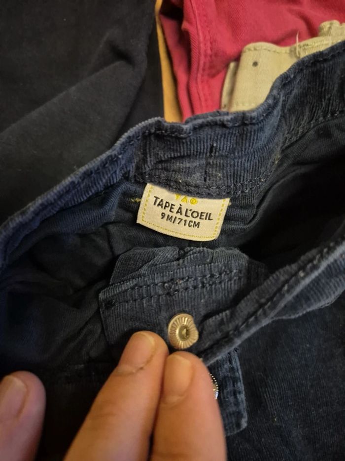 Lot pantalon 9 mois fille - photo numéro 5