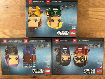 Lot LEGO 40616 40617 40618 NEUF - Collection BrickHeadz Harry Potter Poudlard