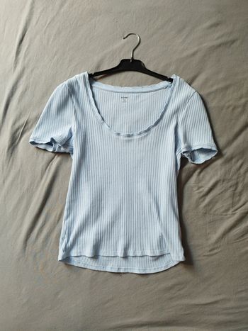 T-shirt bleu clair Kiabi taille XS
