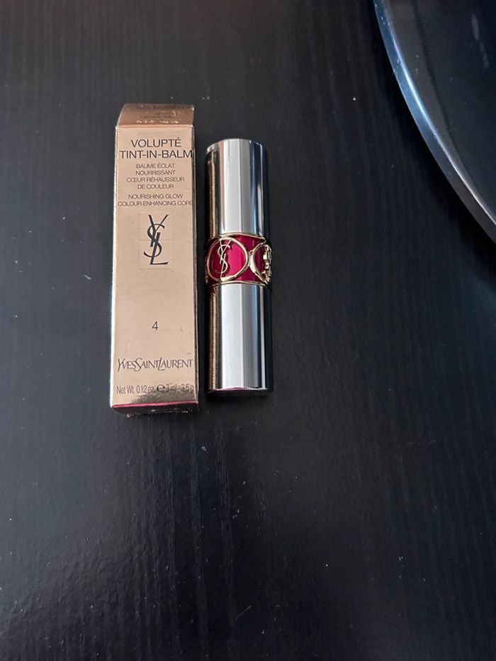 Neuf! Rouge à lèvres YSL Tint-In-Balm couleur 4 - photo numéro 5