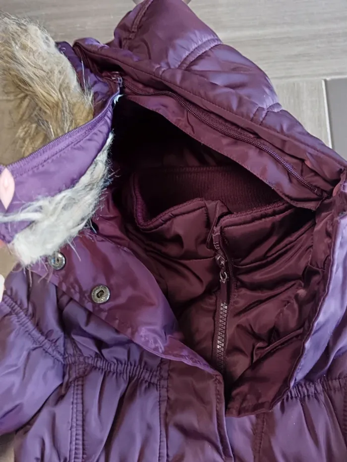 Manteau doudounes fille 6 ans - photo numéro 3