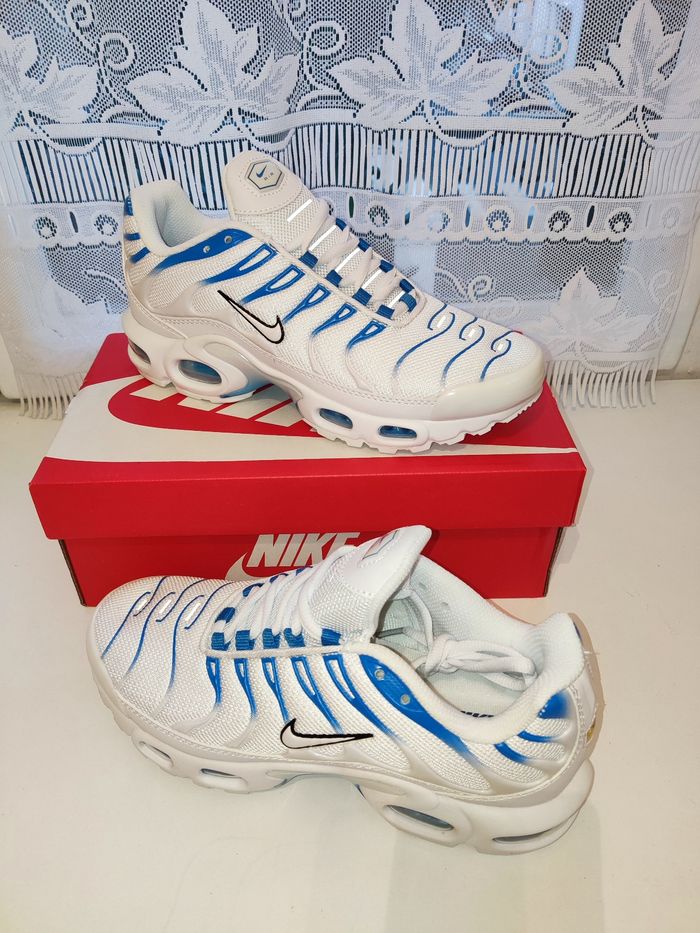 Baskets Nike air max plus TN bleu et blanc taille 40