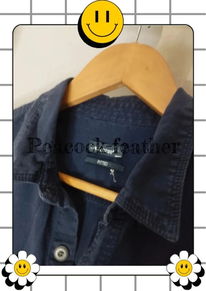 Chemise bleue marine L homme - photo numéro 3