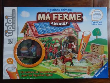 Jeu intéractif TIPTOI Ravensburger – Ma ferme animée + 2 animaux supplémentaires
