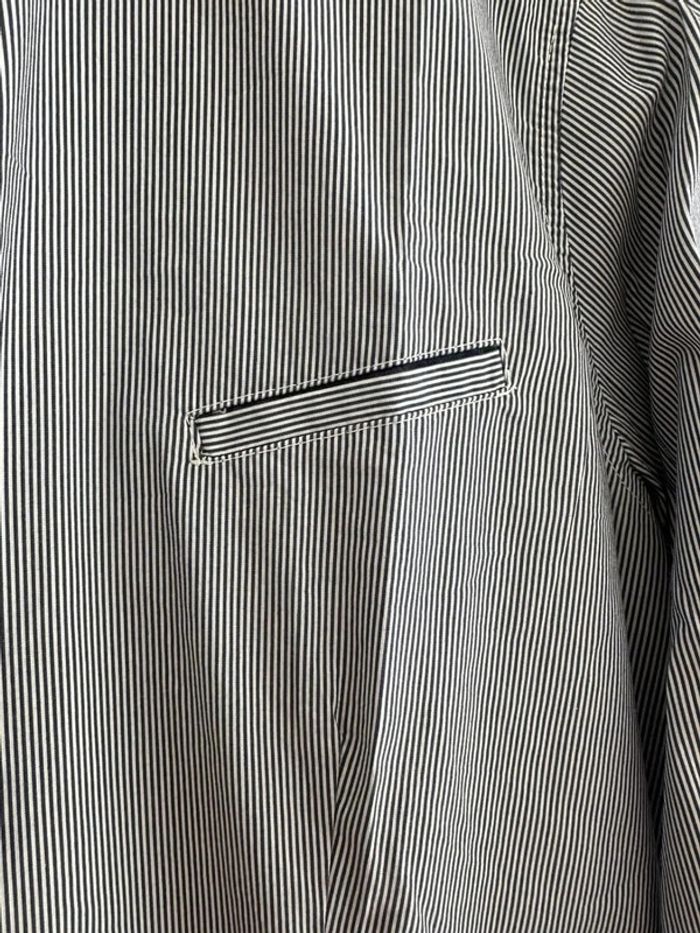 Chemise en col mao bleu homme x-cape taille L - photo numéro 2