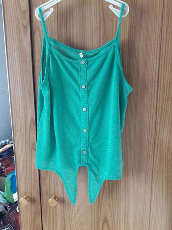 Débardeur only vert