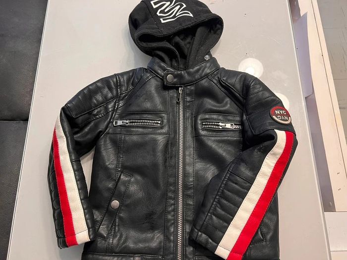 Veste en cuir C&A garçon