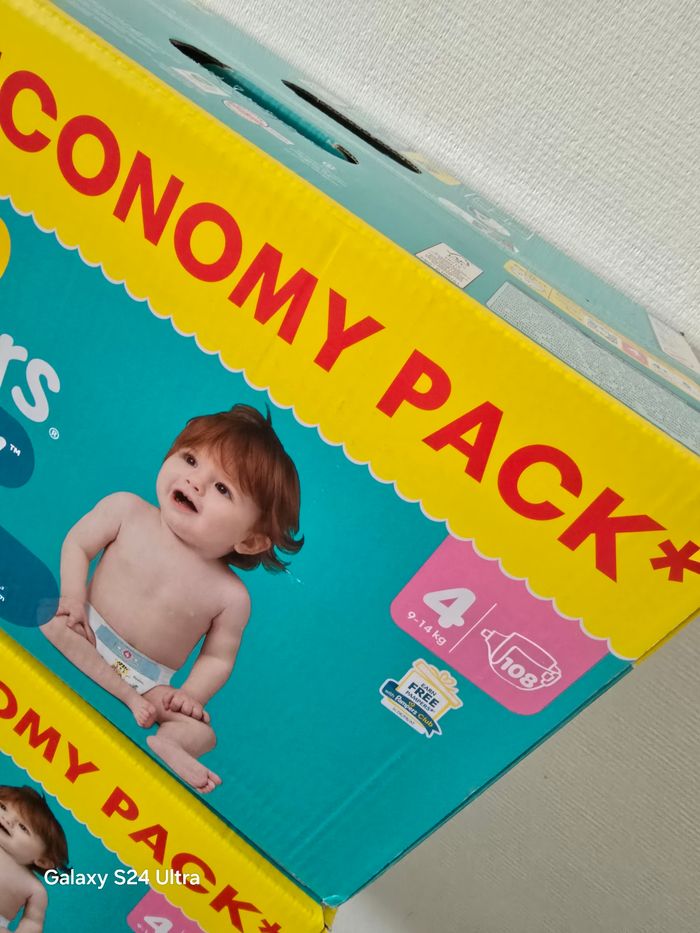 Lot 2 pack Pampers taille 4 - photo numéro 3
