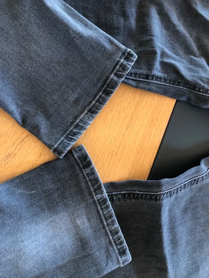 Jean gris avec détails sympa garçon - photo numéro 7