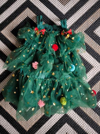 Robe sapin de noël taille 80cm
