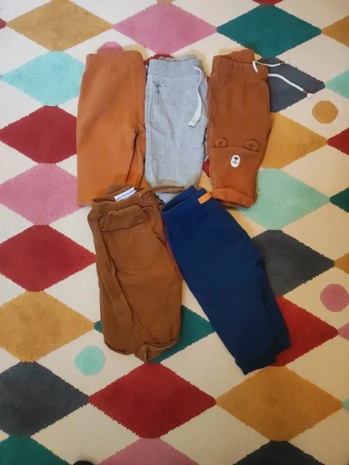 Pantalons fluides 6 mois