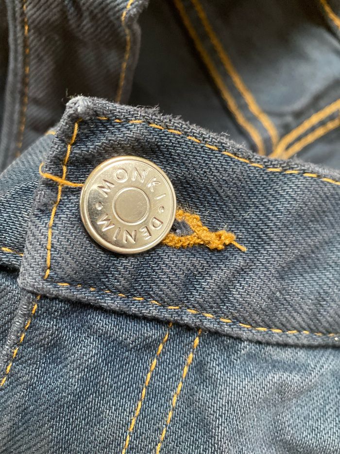 Jeans denim bootcut  coton noir w28 Monki - photo numéro 8
