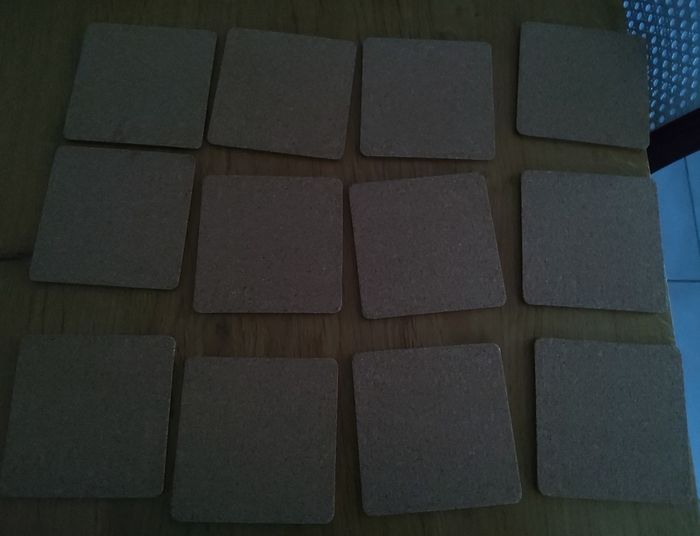 Lot de 12 sous verres en liège - photo numéro 2