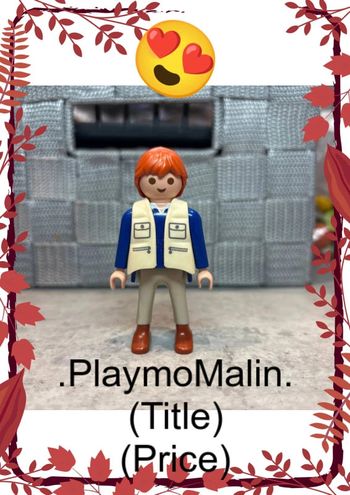 Personnage figurine homme playmobil