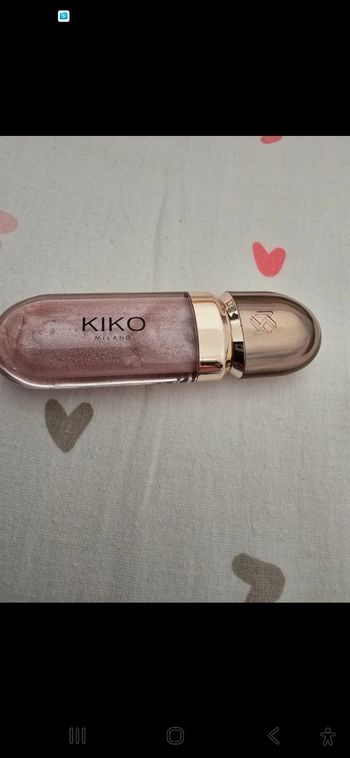 Brillant a levres KIKO milano 3D lipgloss rose clair