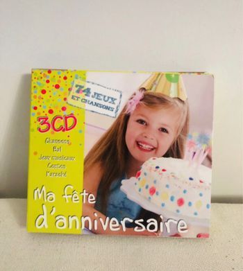 Ma fete d'anniversaire CD album. 3 volumes. Chanson musique