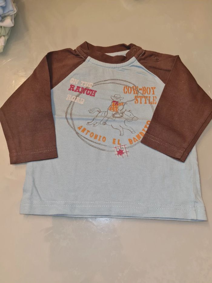 Tee shirt in extenso 6 mois