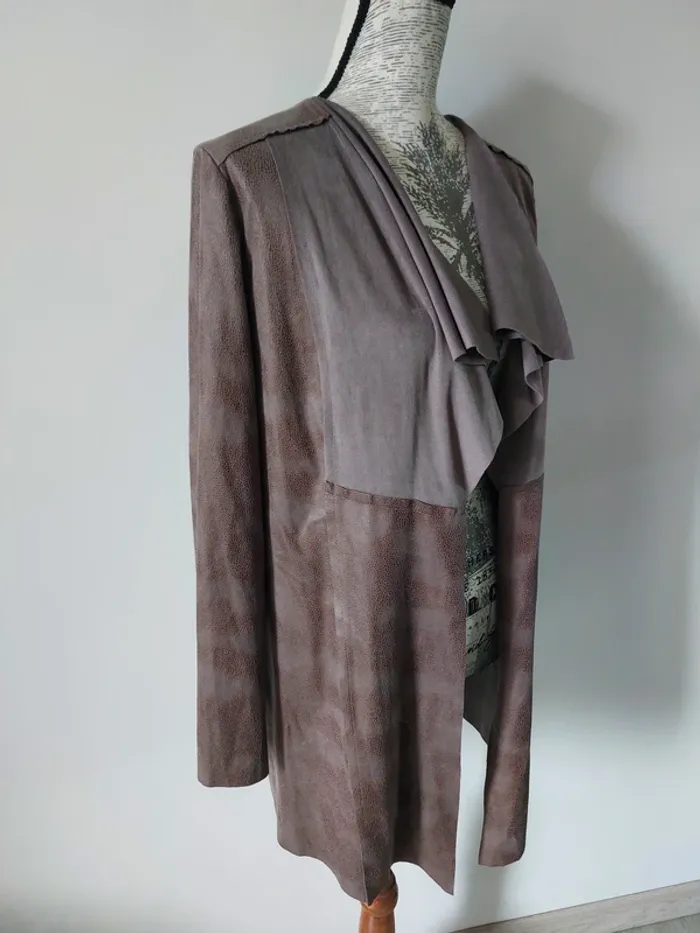 Veste fine marron - photo numéro 4