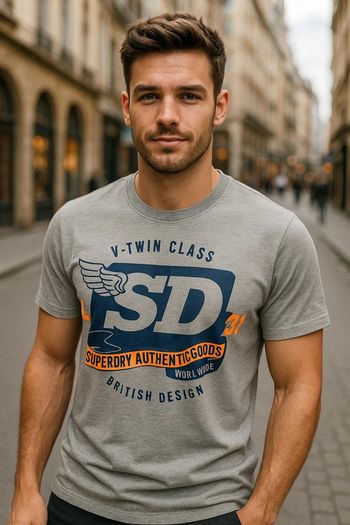 T-shirt superdry L