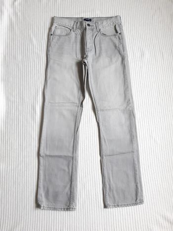 Pantalon jean gris Kiabi
