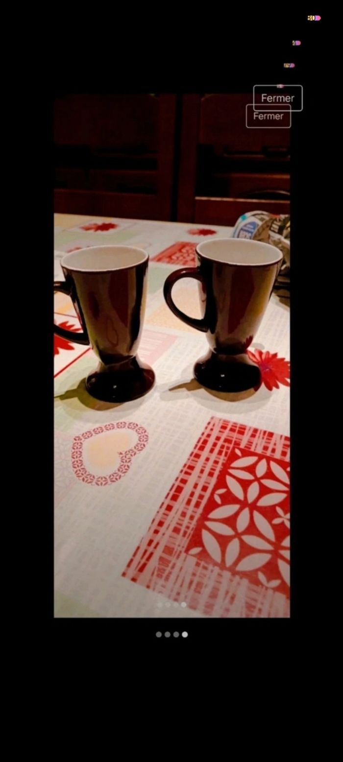 Tasses marron - photo numéro 2