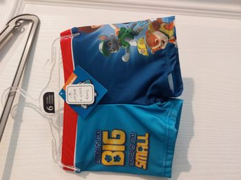 boxer de bain pat patrouille 6 ans